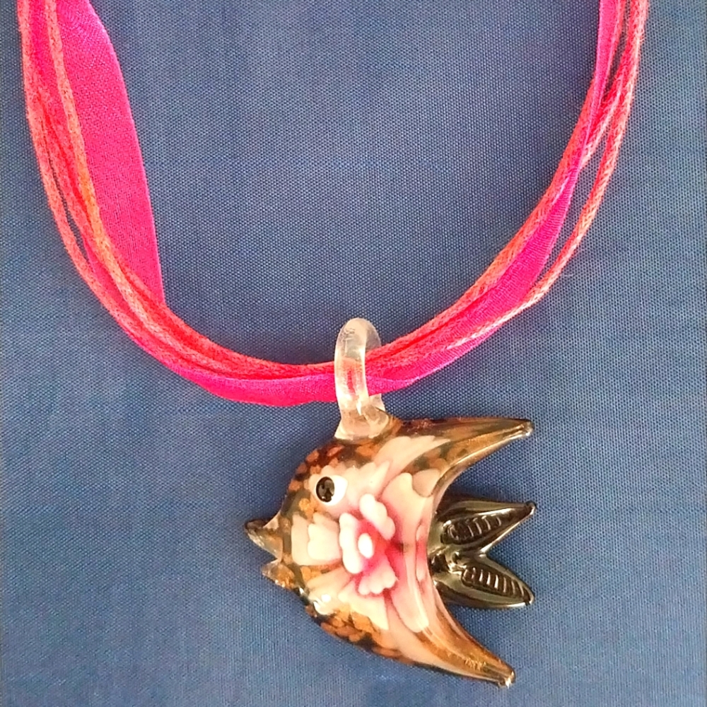 Beautiful necklace With Fish Pendant